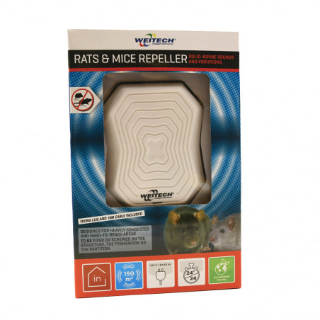 Electronic rat and mouse vibration repeller