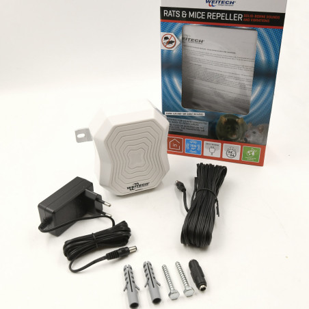 Electronic rat and mouse vibration repeller