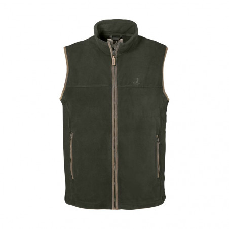 Men's Sleeveless Fleece Vest khaki Percussion® Scotland