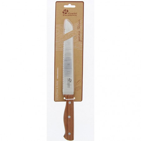 Bread knife 20.5 cm with wooden handle