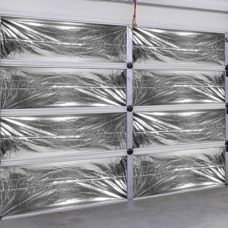 Garage door insulation kit
