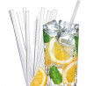 10 reusable glass straws