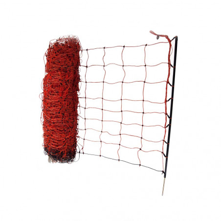 Orange sheep net 50m 1 elec tip H85
