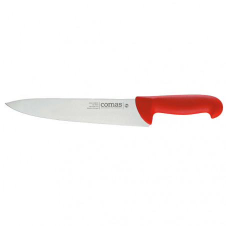 Red butcher knife