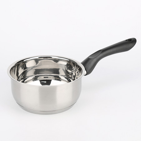 Stainless steel casserole / 4 sizes 14 - 20 cm