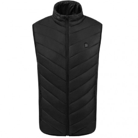 Black heating vest + Power Bank 5000 mAh