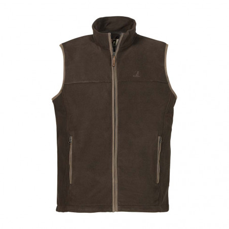 Percussion® Scotland Brown Sleeveless Fleece Vest