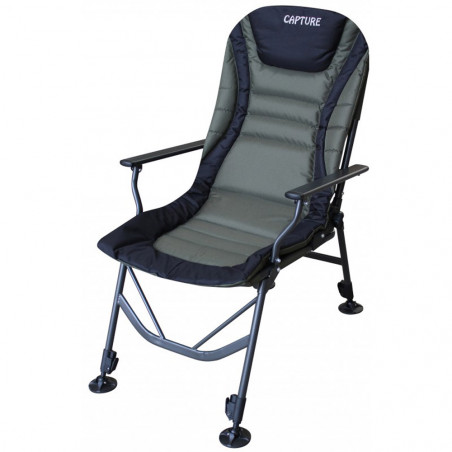 Fishing chair with armrests Prestige - Levelchair