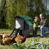 Raised recycled plastic coop 2 to 4 hens
