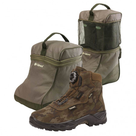 Labrador Boa Camouflage Chiruca shoes + shoe bag