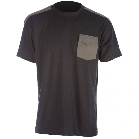 Bartavel Brooklyn Arbeits-T-Shirt zweifarbig schwarz / grau
