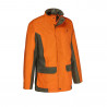 Men's waterproof orange stalking jacket Percussion Renfort